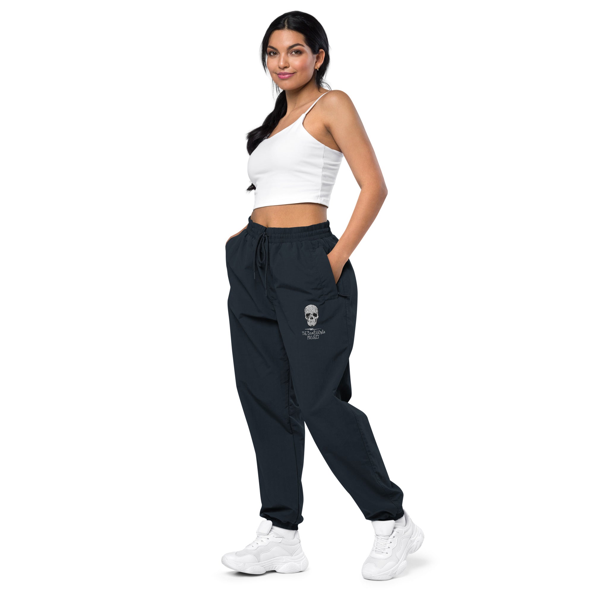 Skull Crusher Embroidered Recycled tracksuit trousers