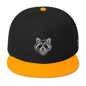 Scoot The Loot Racoon Snapback Hat