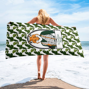 Gentleman Fox Forest Beach Towel