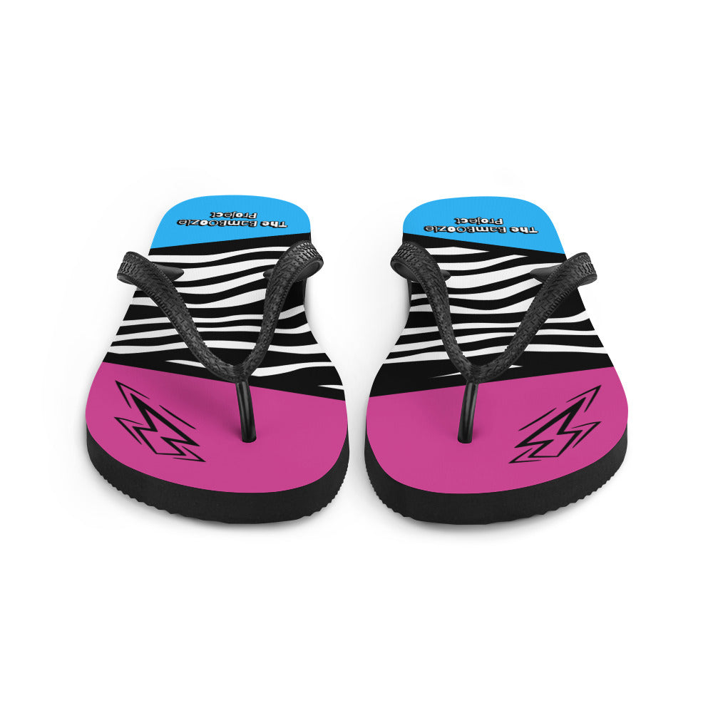 Zebra Flip-Flops