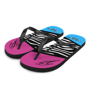 Zebra Flip-Flops