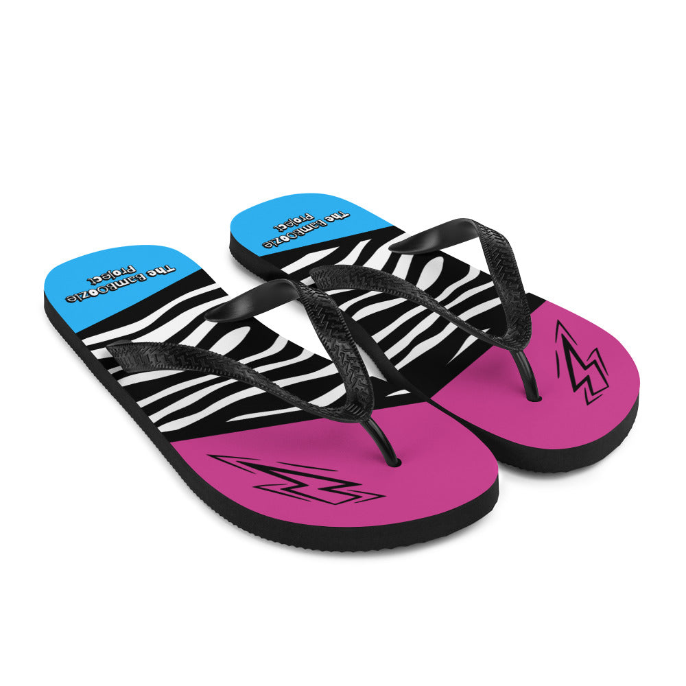 Zebra Flip-Flops