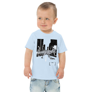 Toddler T-Rex in Times Square T-shirt