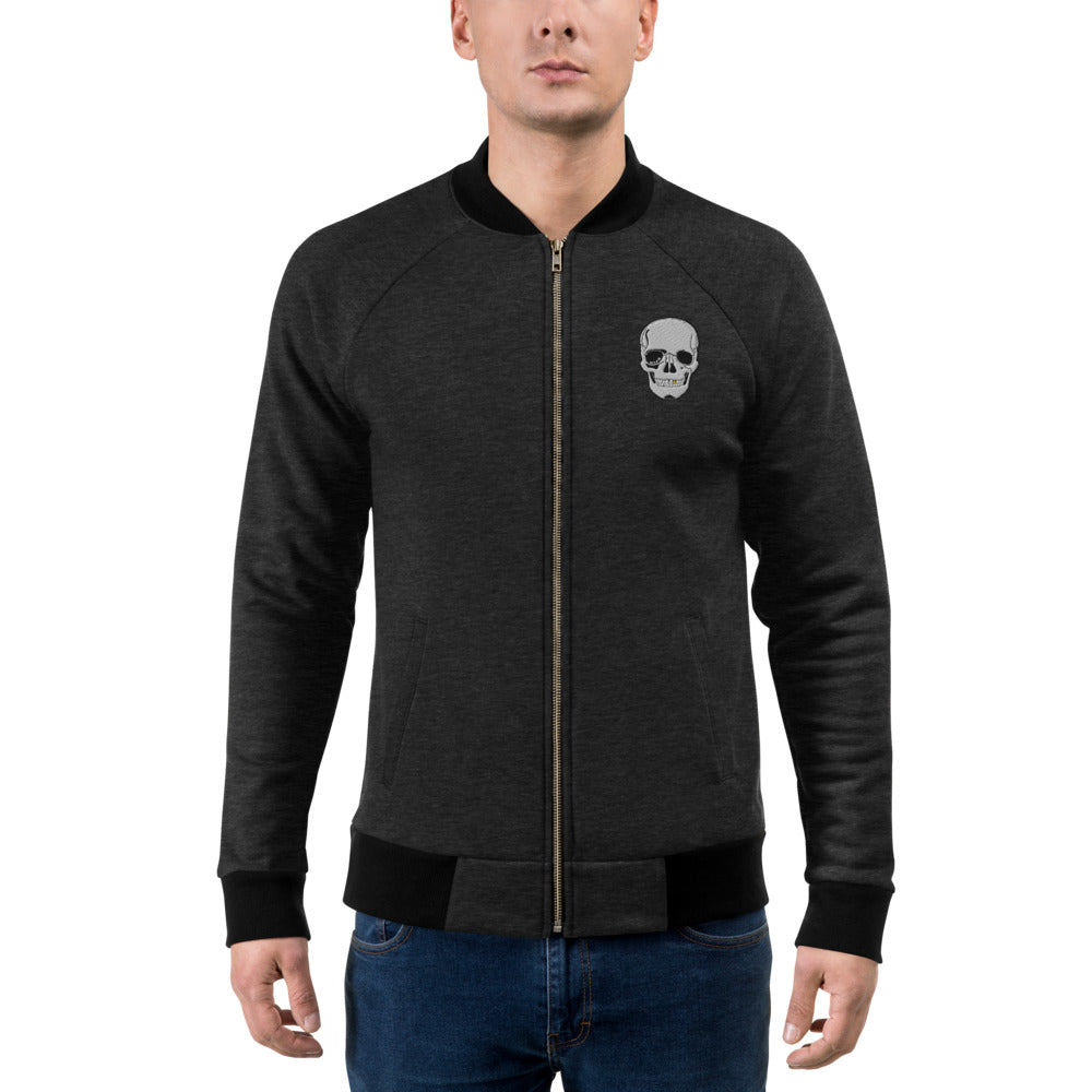Skull Crusher Embroidered Bomber Jacket