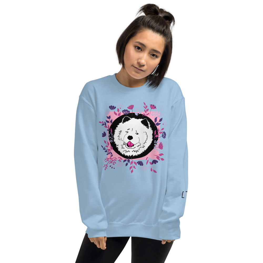 Chimothy Chowder Floralpup Unisex Sweatshirt