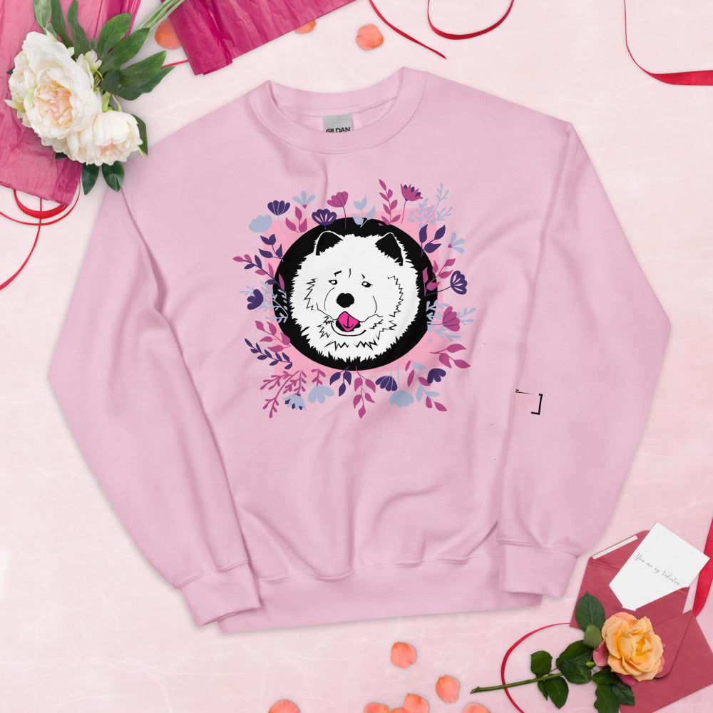 Chimothy Chowder Floralpup Unisex Sweatshirt