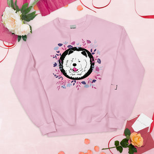 Chimothy Chowder Floralpup Unisex Sweatshirt