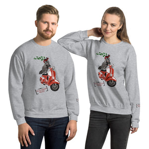 Scoot the loot Unisex Sweatshirt