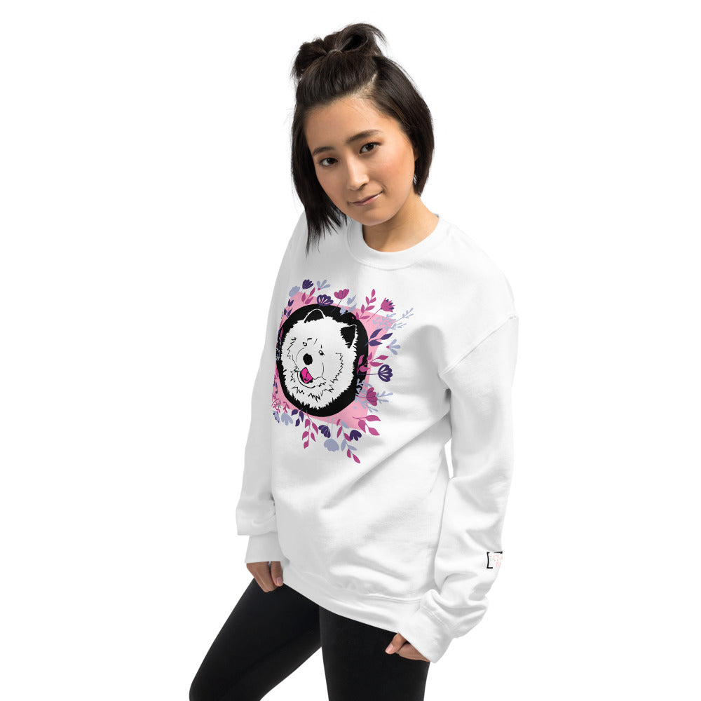 Chimothy Chowder Floralpup Unisex Sweatshirt