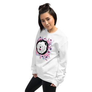 Chimothy Chowder Floralpup Unisex Sweatshirt