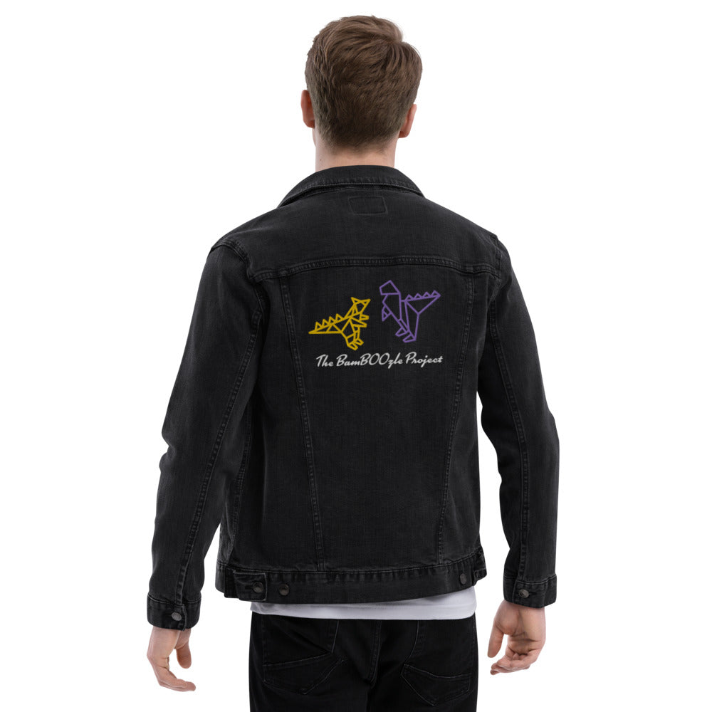 Dino's fighting Embroidered Unisex denim jacket