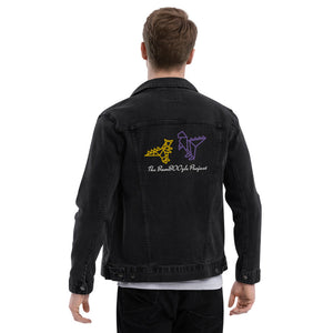 Dino's fighting Embroidered Unisex denim jacket
