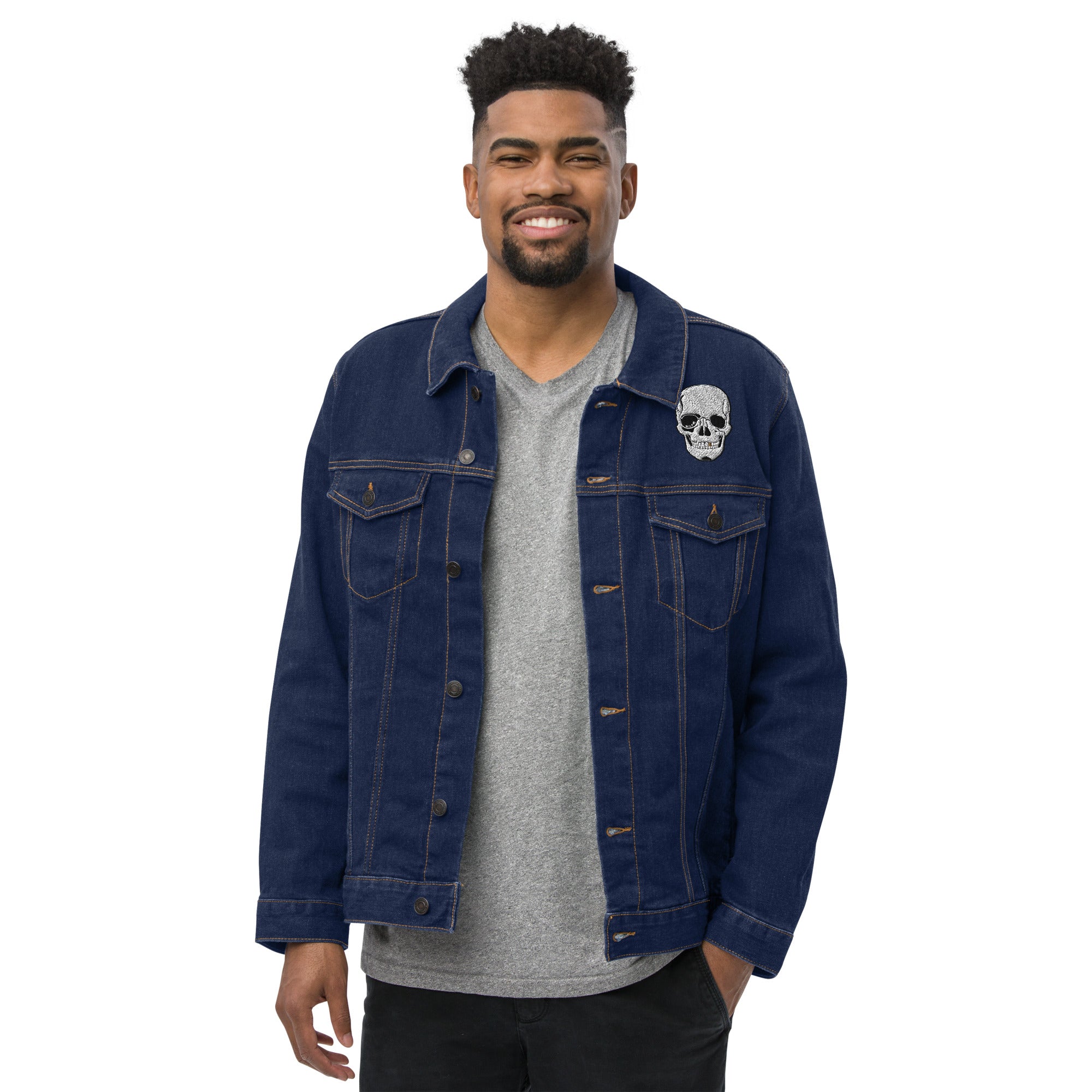 TBP Skull Crusher Unisex Denim Jacket