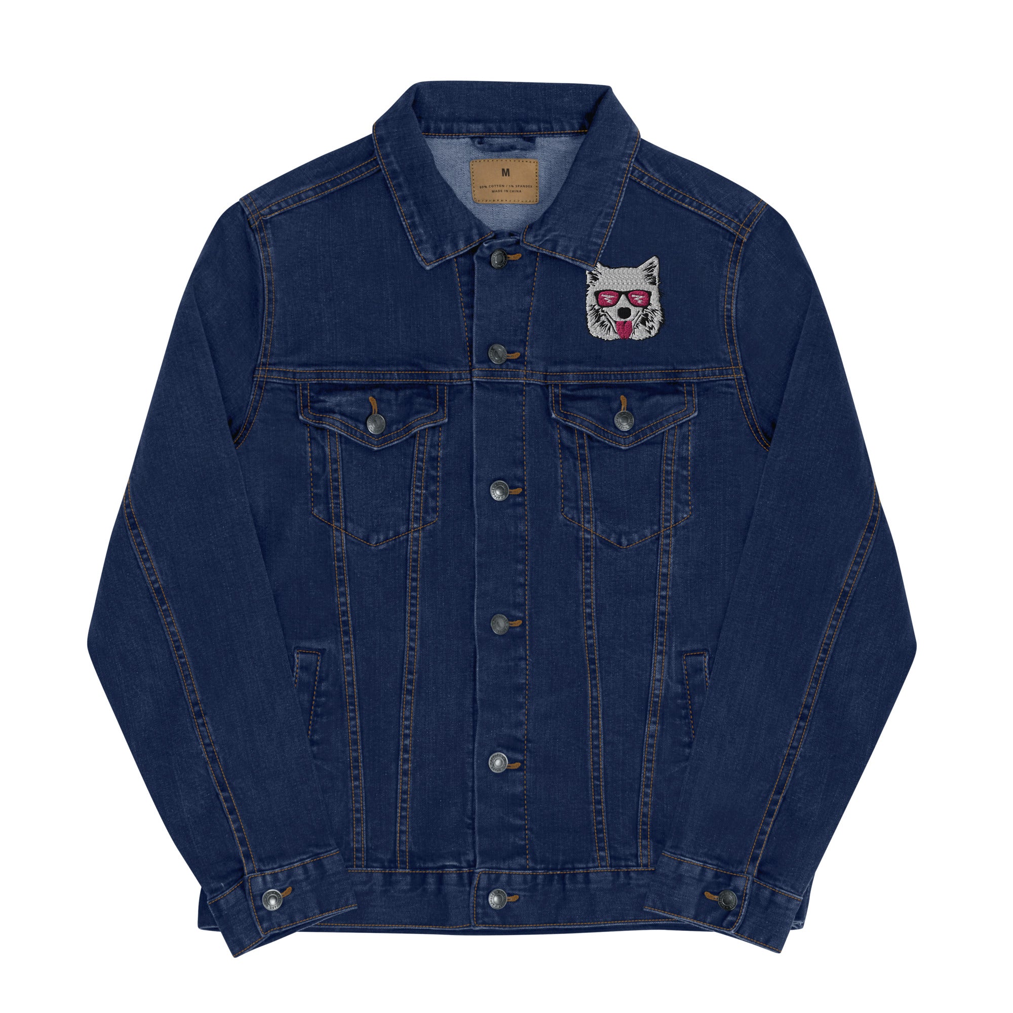 BamBOOzle Bear Unisex Denim Jacket
