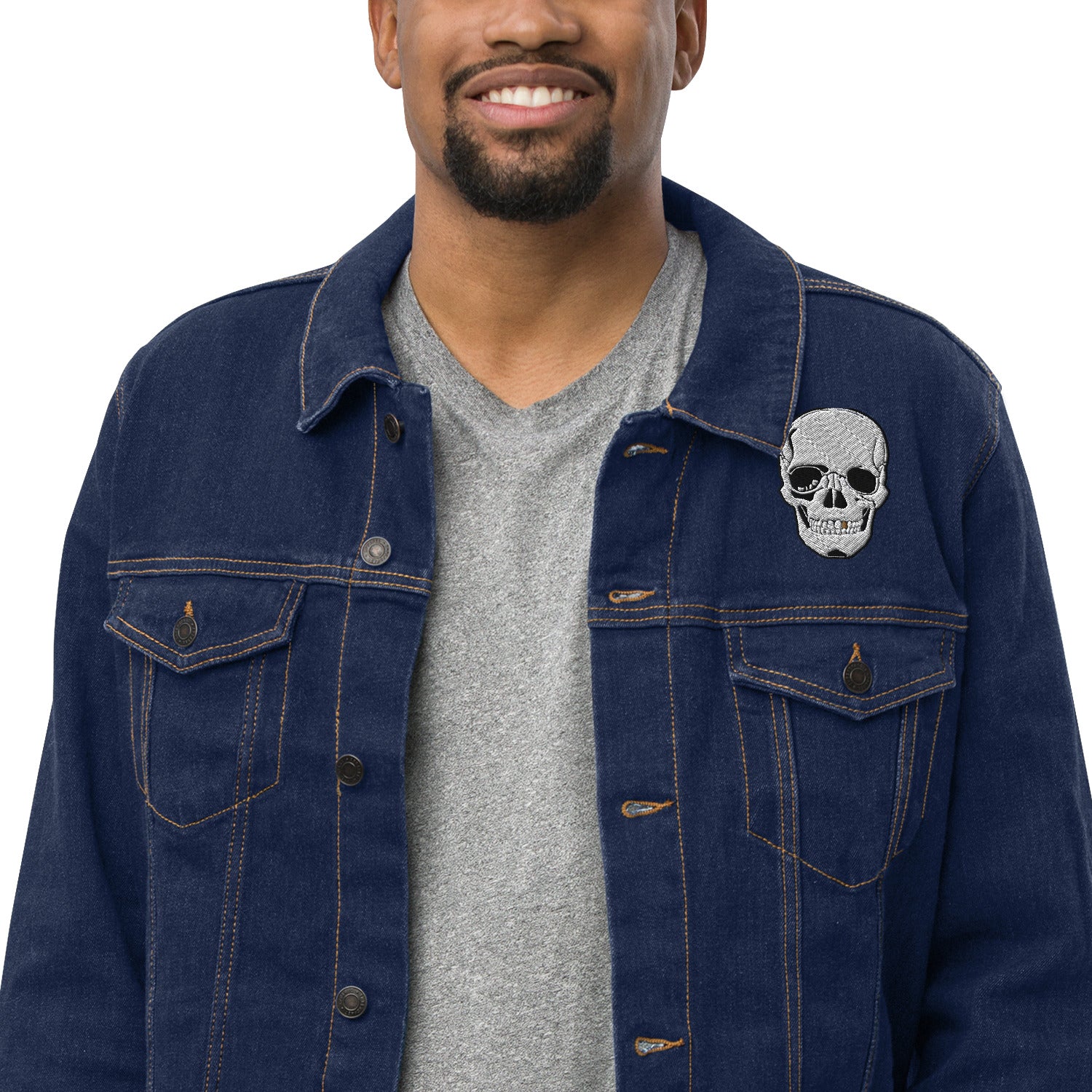 TBP Skull Crusher Unisex Denim Jacket