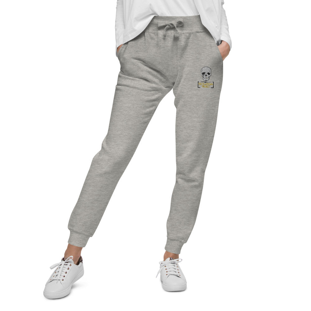 Skull Crusher Embroidered Unisex fleece sweatpants