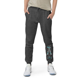 Robot Karaoke Unisex fleece sweatpants