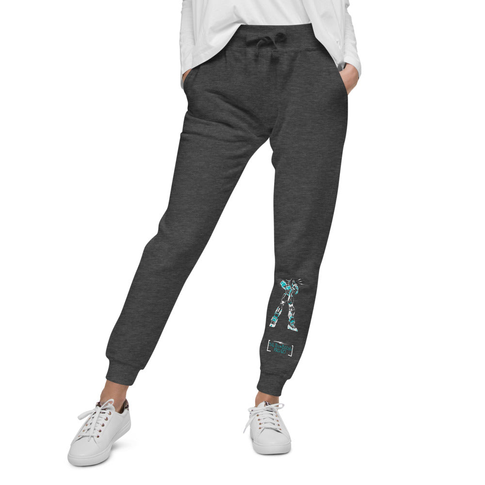 Robot Karaoke Unisex fleece sweatpants