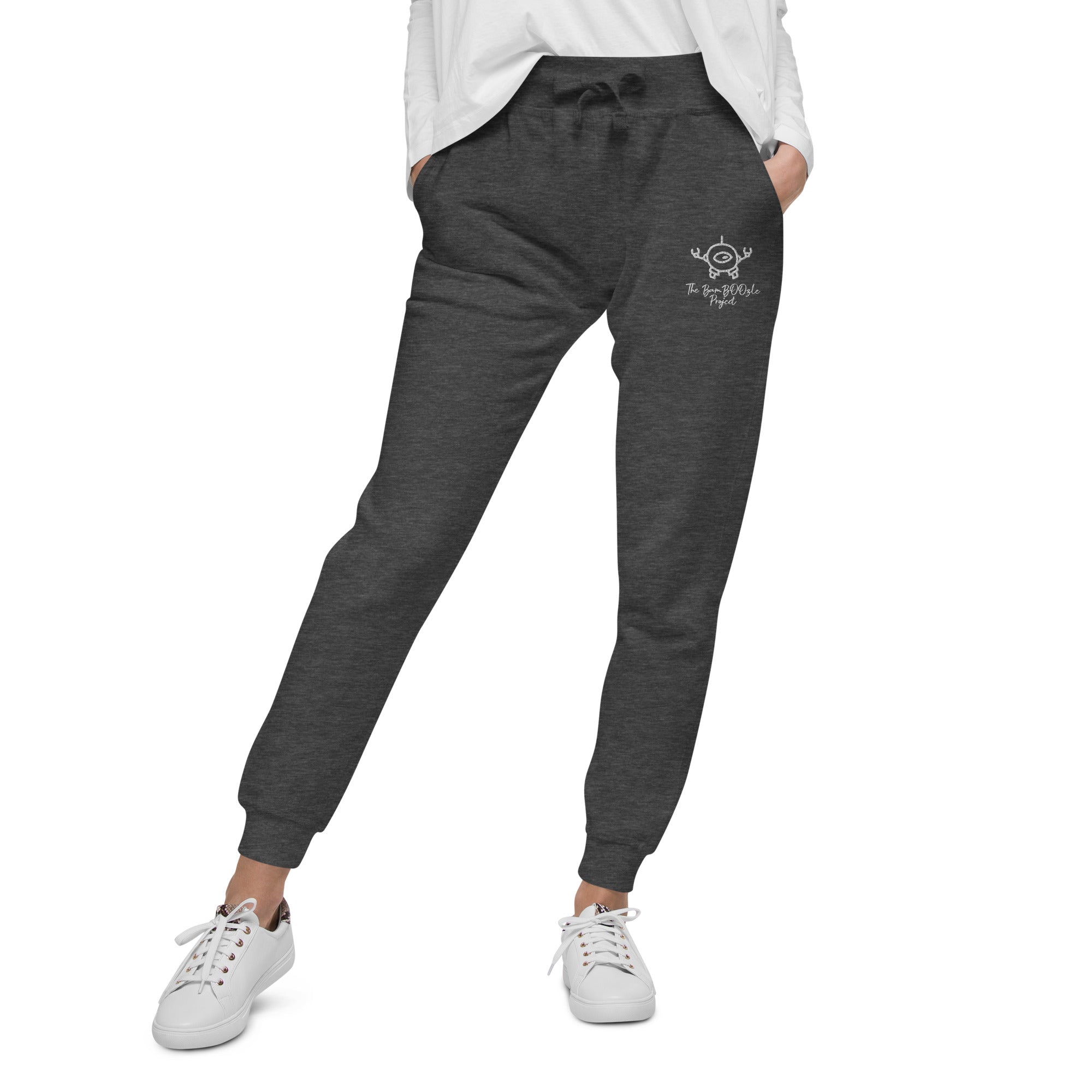 Mini-Bot Embroidered Unisex fleece sweatpants