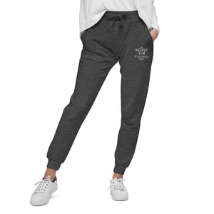 Mini-Bot Embroidered Unisex fleece sweatpants