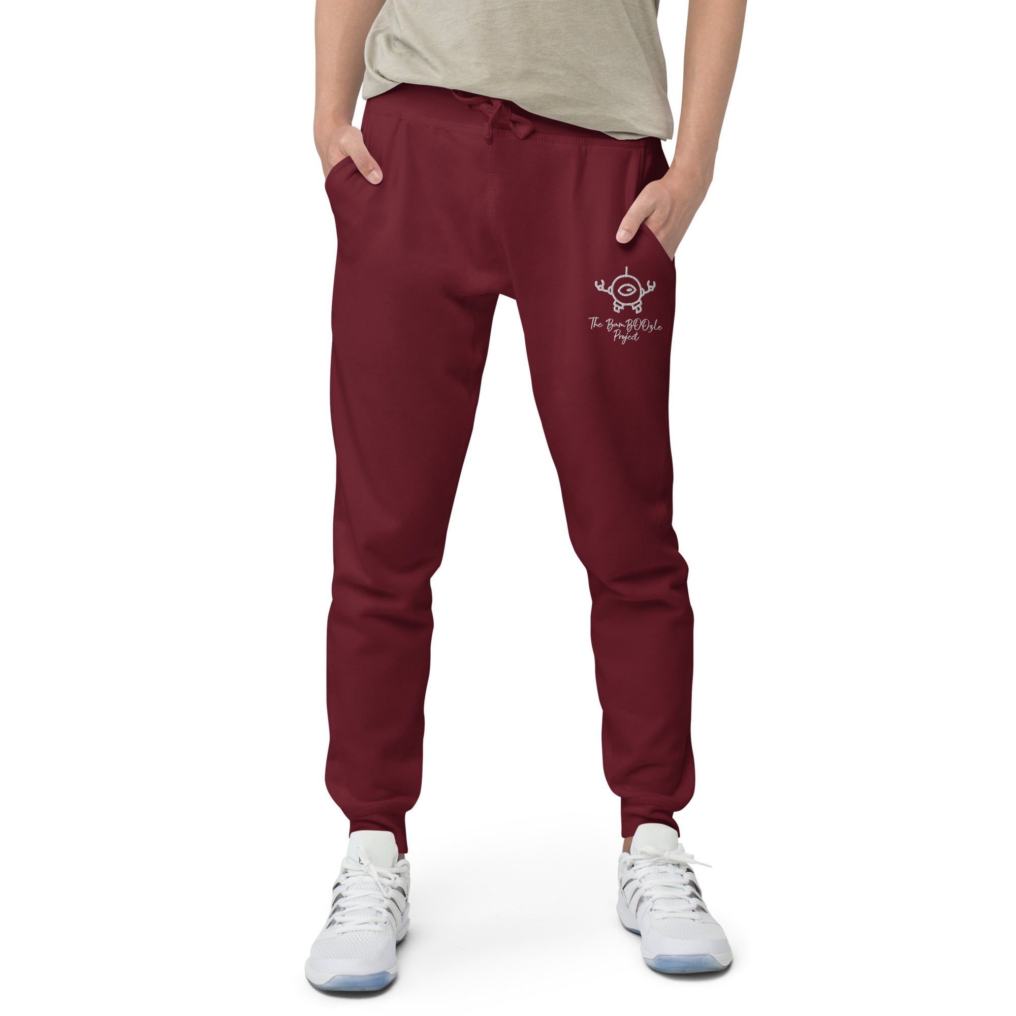 Mini-Bot Embroidered Unisex fleece sweatpants