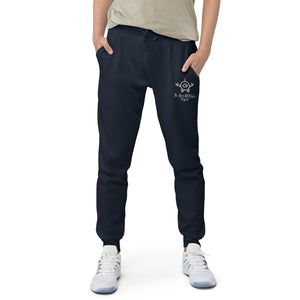 Mini-Bot Embroidered Unisex fleece sweatpants