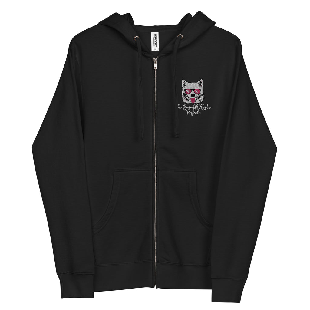 BamBoozle Bear Unisex Fleece Zip Up Hoodie