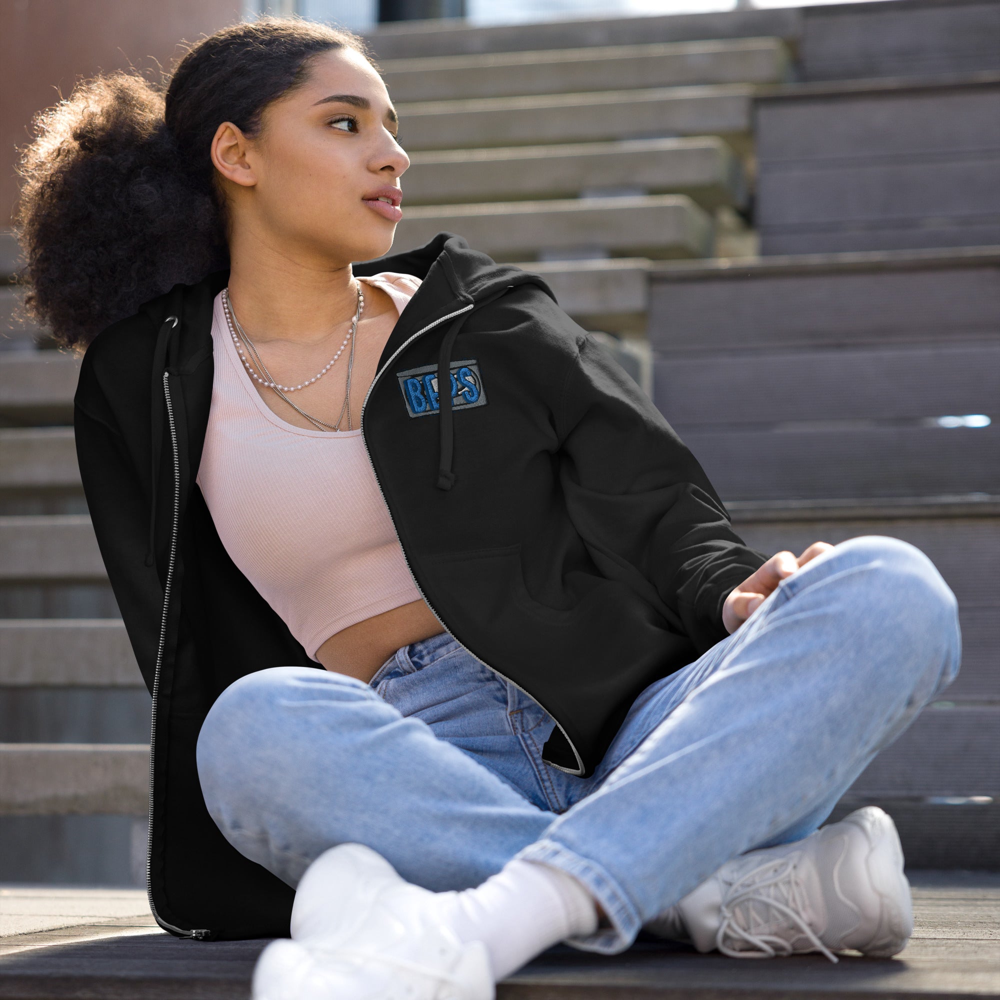 Team BEPS Unisex Fleece Zip Up Hoodie