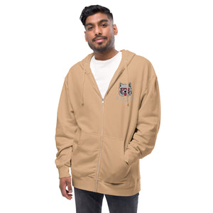 BamBoozle Bear Unisex Fleece Zip Up Hoodie