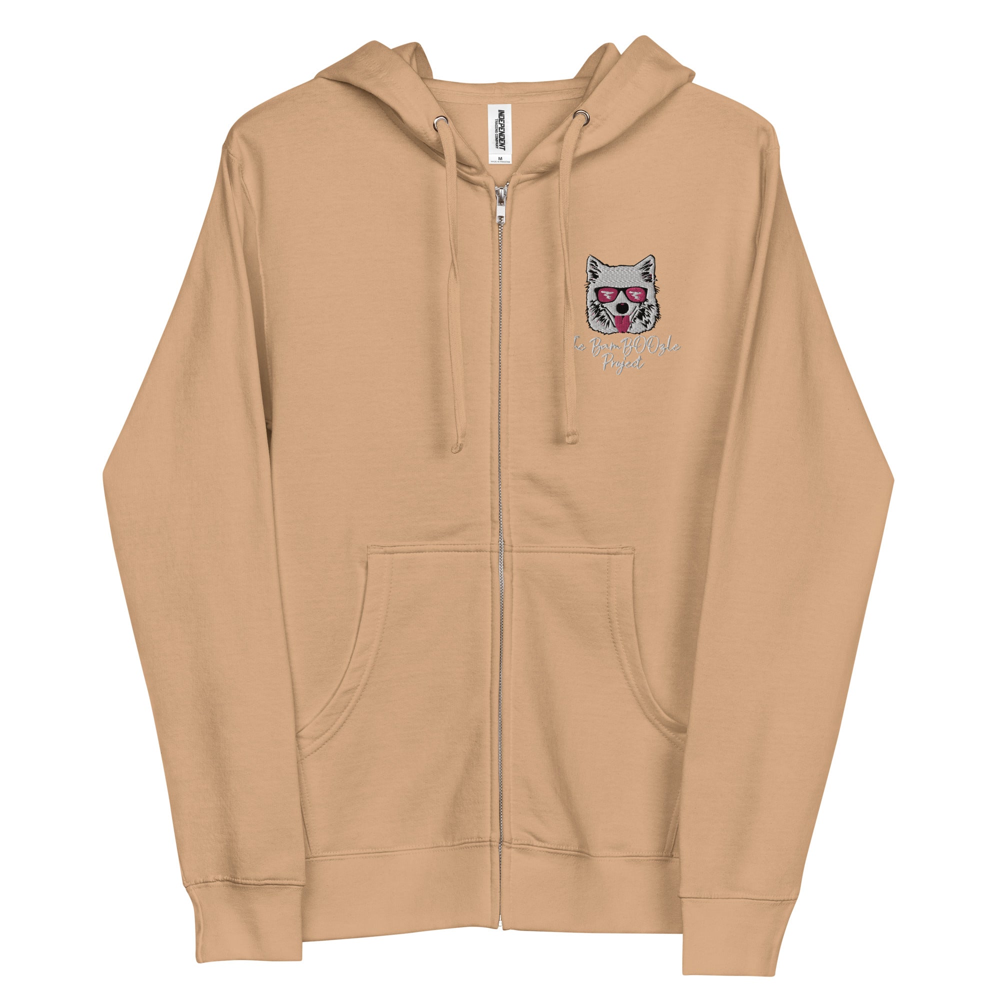 BamBoozle Bear Unisex Fleece Zip Up Hoodie