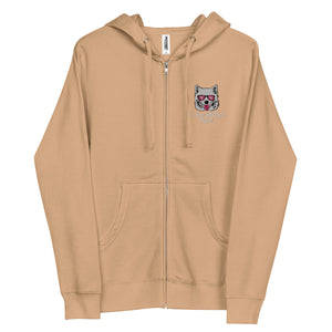 BamBoozle Bear Unisex Fleece Zip Up Hoodie
