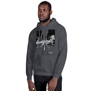T-Rex in Times Square Unisex Hoodie