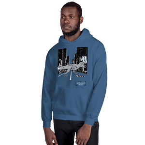 T-Rex in Times Square Unisex Hoodie
