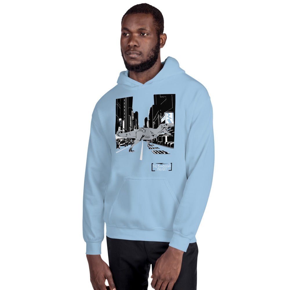 T-Rex in Times Square Unisex Hoodie
