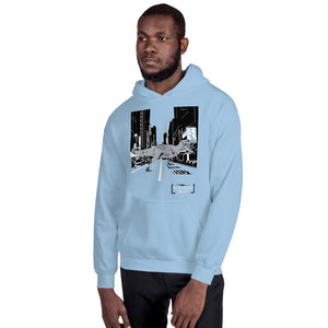 T-Rex in Times Square Unisex Hoodie