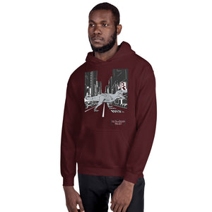 T-Rex in Times Square Unisex Hoodie