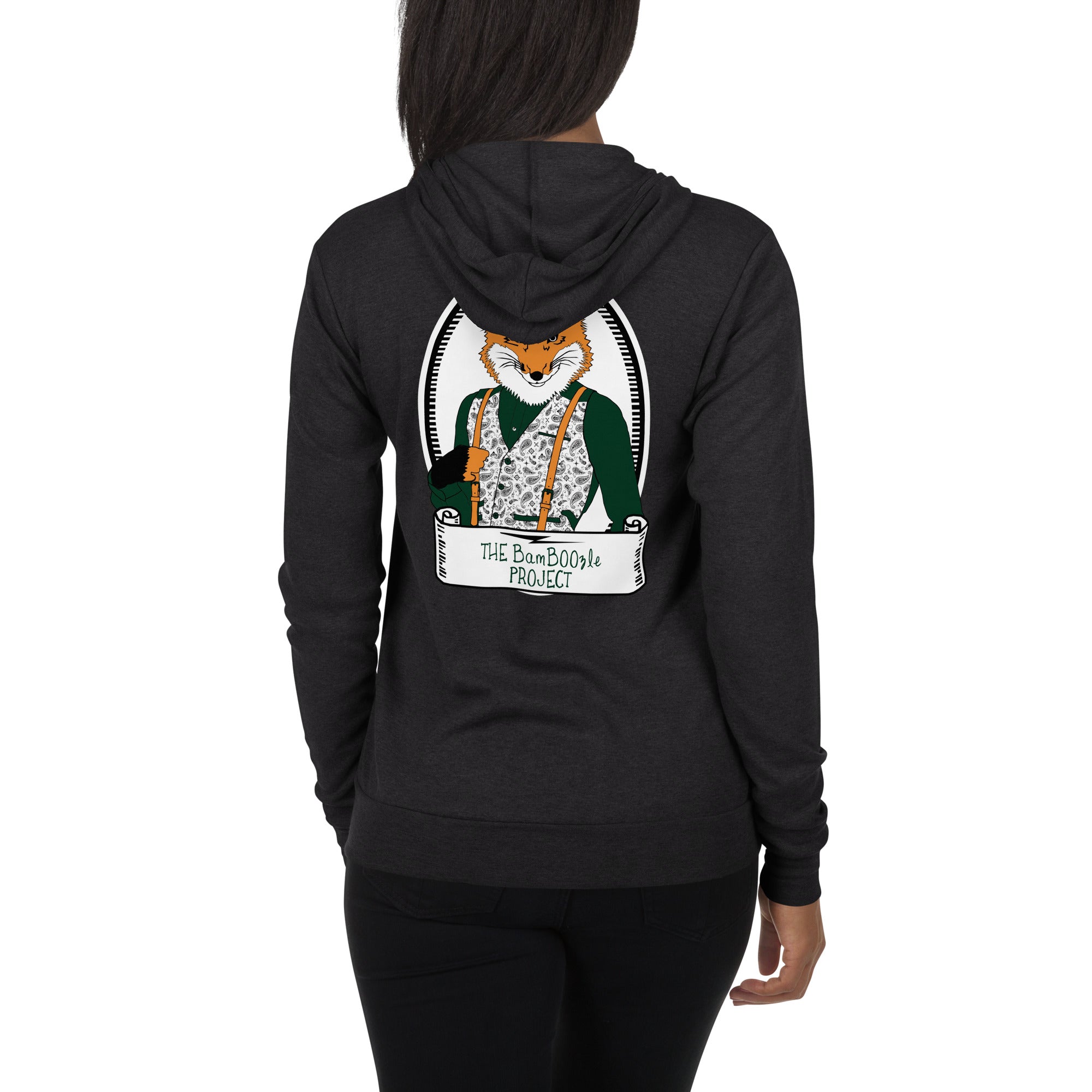 Gentleman Fox Unisex Zip Hoodie