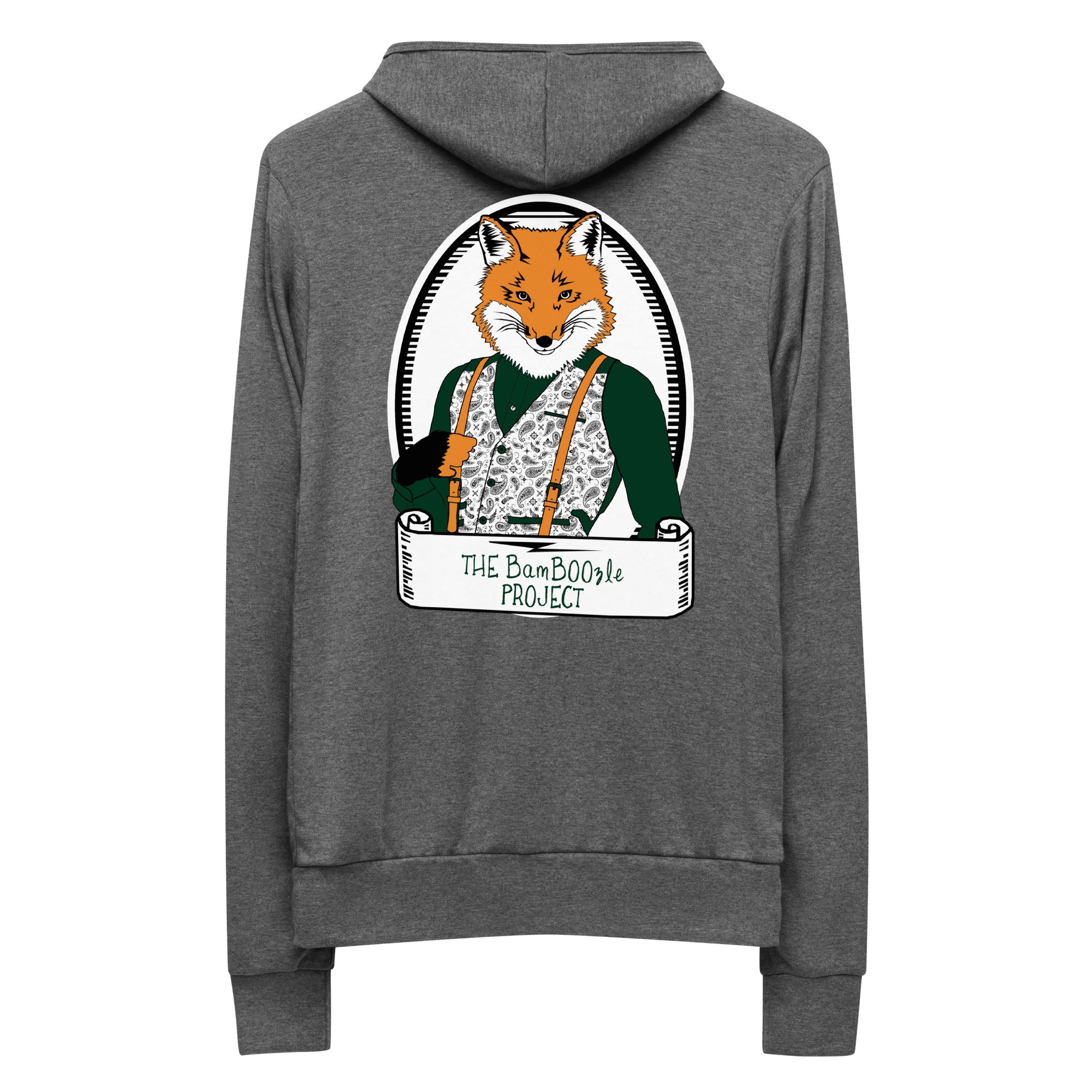 Gentleman Fox Unisex Zip Hoodie