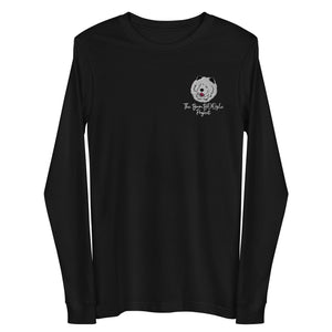 Chimmie Astropup Embroidered Unisex Long Sleeve Tee