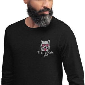 BamBOOzle Bear Embroidered Unisex Long Sleeve Tee