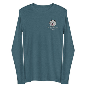 Chimmie Astropup Embroidered Unisex Long Sleeve Tee
