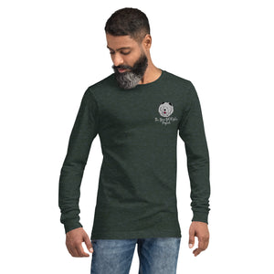 Chimmie Astropup Embroidered Unisex Long Sleeve Tee