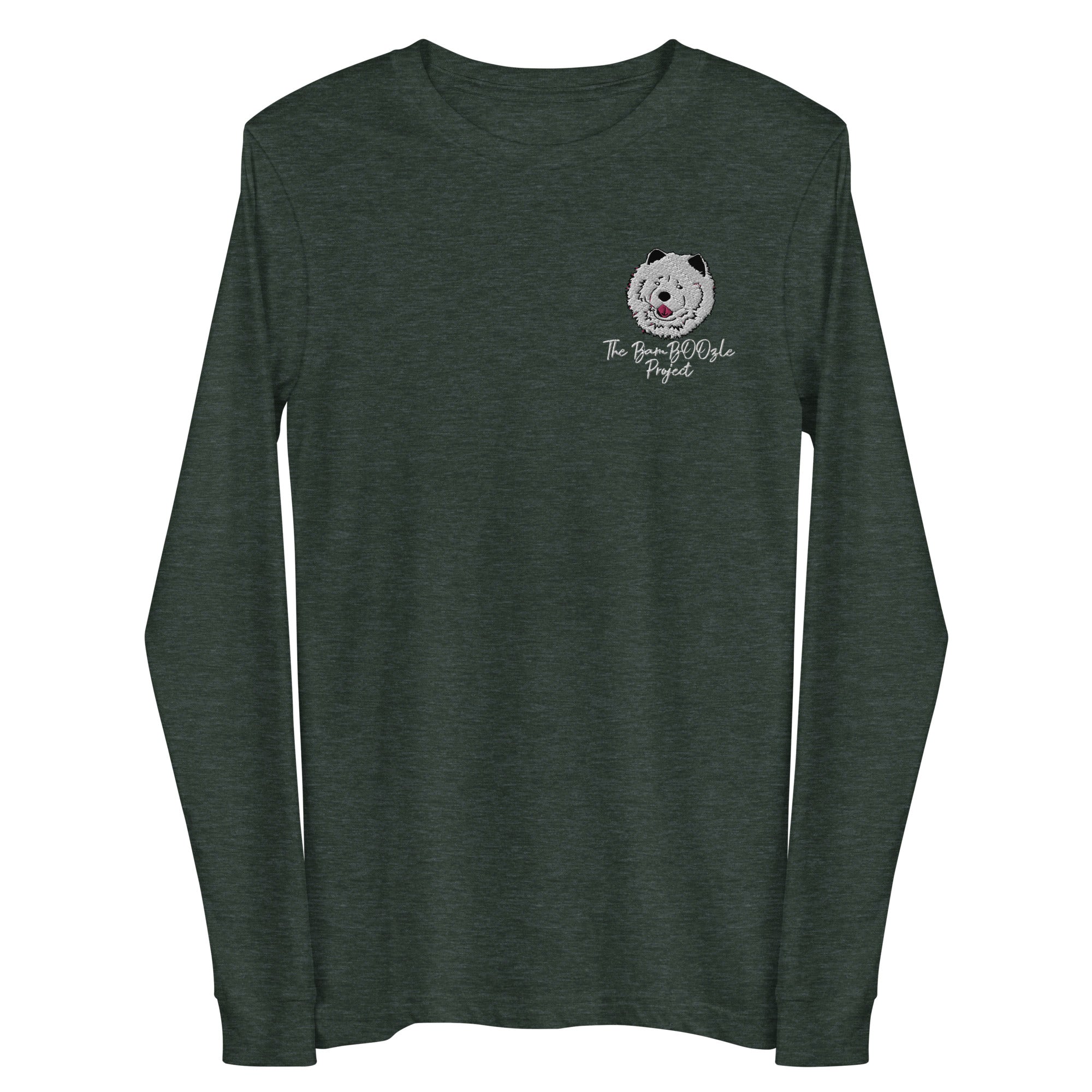 Chimmie Astropup Embroidered Unisex Long Sleeve Tee