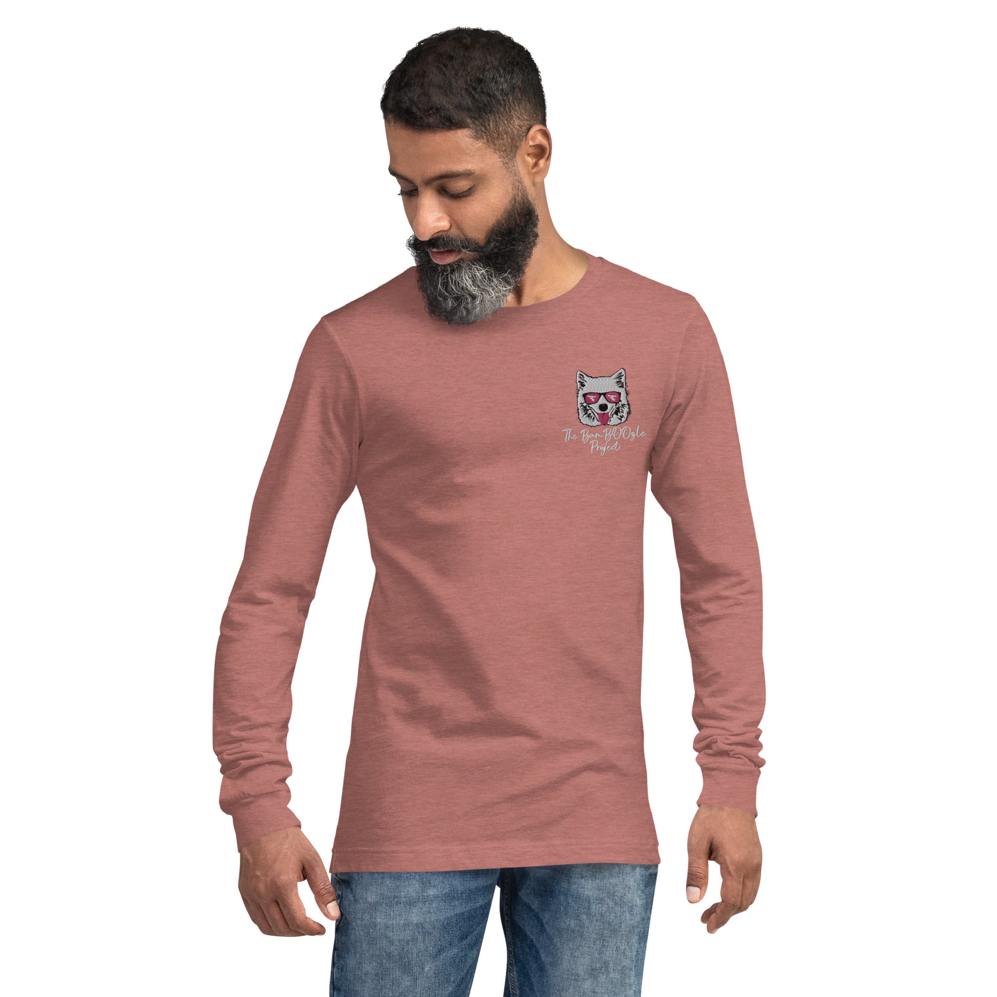 BamBOOzle Bear Embroidered Unisex Long Sleeve Tee