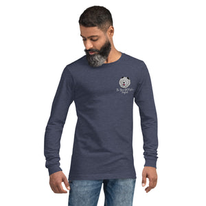 Chimmie Astropup Embroidered Unisex Long Sleeve Tee