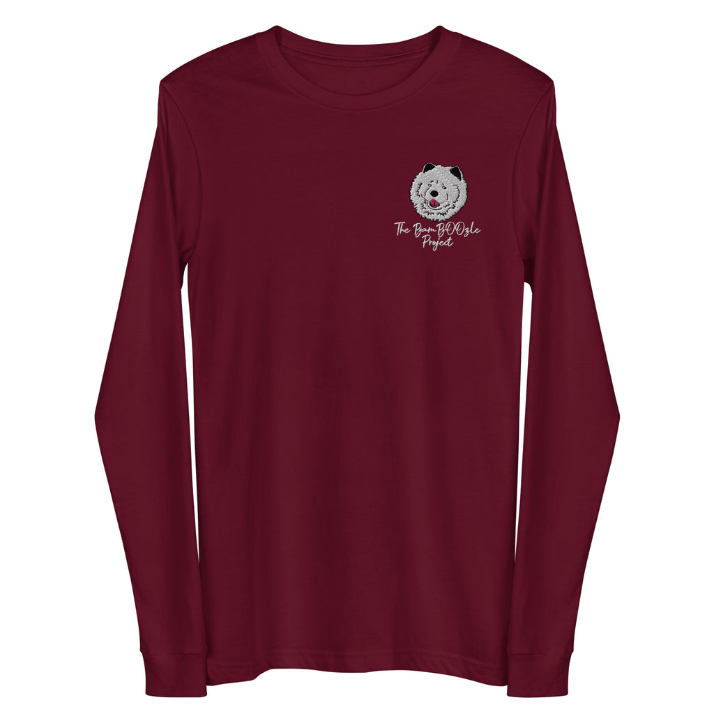 Chimmie Astropup Embroidered Unisex Long Sleeve Tee