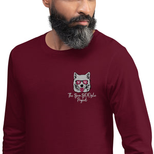 BamBOOzle Bear Embroidered Unisex Long Sleeve Tee