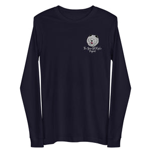 Chimmie Astropup Embroidered Unisex Long Sleeve Tee
