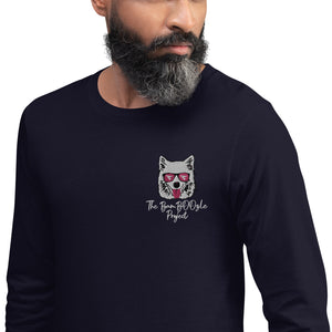BamBOOzle Bear Embroidered Unisex Long Sleeve Tee