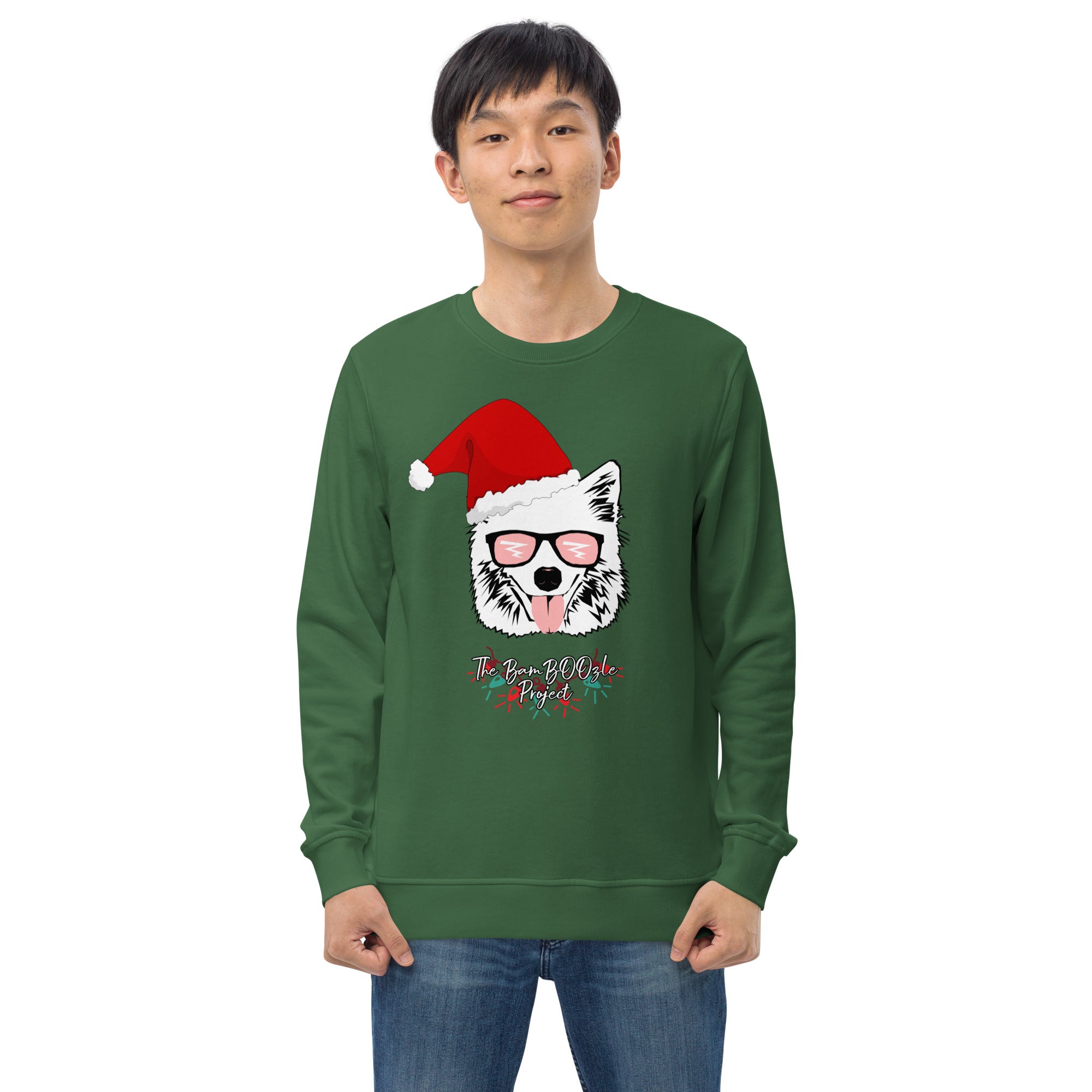 Boo Christmas Unisex Organic Sweatshirt